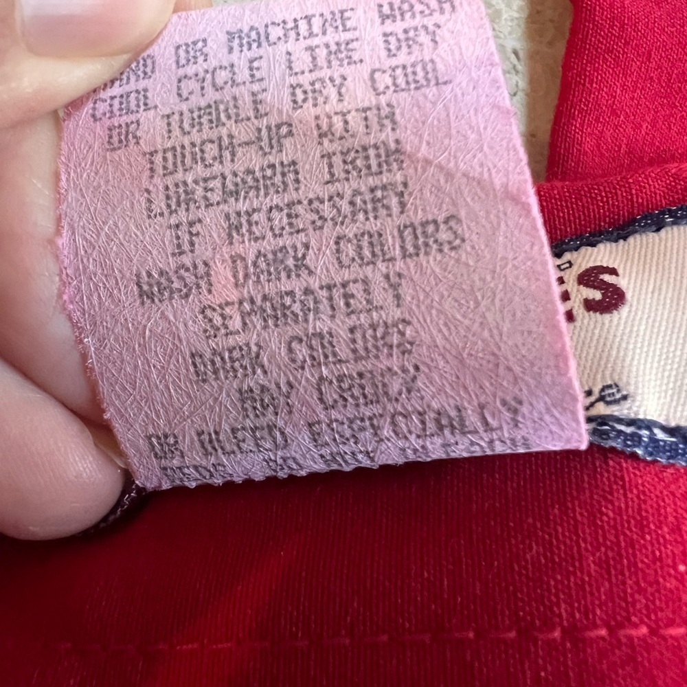 Paris Blues Vintage Y2K Red Low Rise Flare Pants Size 9 - Picture 3 of 7